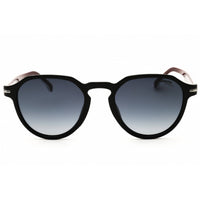 Carrera Unisex Sunglasses - Black/Burgundy Round Shape Full Rim Frame | 314/S 0GUU 9O ,