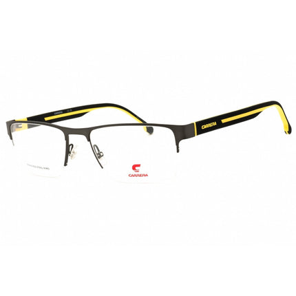 Carrera Men's Eyeglasses - Matte Dark Ruthenium/Yellow Half Rim Frame | 8893 0FMR ,