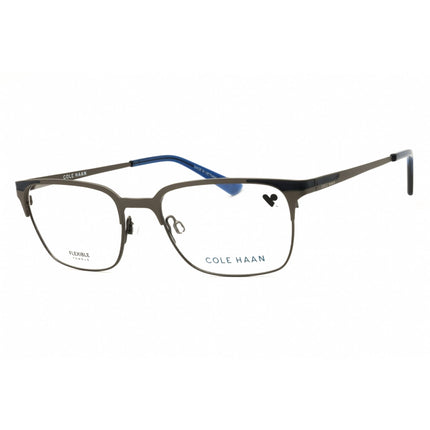 Cole Haan Men's Eyeglasses - Gunmetal Metal Rectangular Full Rim Frame | CH4051 033 ,