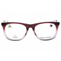 Cole Haan Unisex Eyeglasses - Plum Acetate Rectangular Full Rim Frame | CH4520 505 ,
