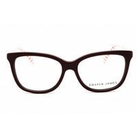 Draper James Women's Eyeglasses - Merlot Rectangular Shape Full Rim Frame | DJ5002 604 ,