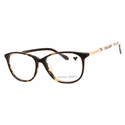 Draper James Women's Eyeglasses - Tortoise Acetate Full Rim Frame, 56mm | DJ5027 215 ,