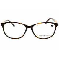 Draper James Women's Eyeglasses - Tortoise Acetate Full Rim Frame, 56mm | DJ5027 215 ,