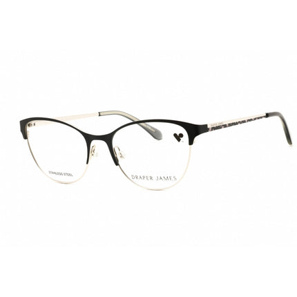 Draper James Women's Eyeglasses - Black Metal Cat Eye Full Rim Frame | DJ5040 001 ,