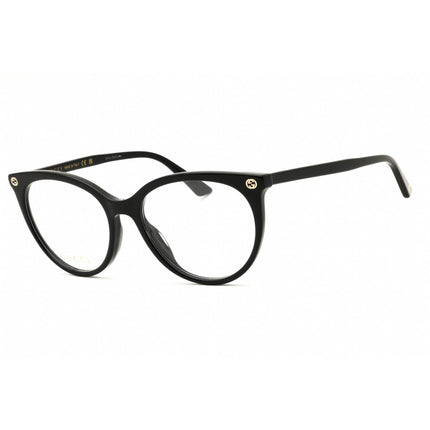 Gucci Women's Eyeglasses - Black Acetate Round Shape Full Rim Frame | GG0093O 001 ,
