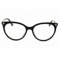 Gucci Women's Eyeglasses - Black Acetate Round Shape Full Rim Frame | GG0093O 001 ,