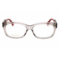 Gucci Women's Eyeglasses - Shiny Transparent Taupe/Red/Black Frame | GG0278ON 014 ,