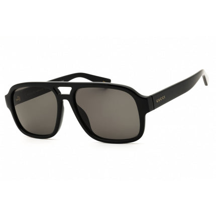 Gucci Men's Sunglasses - Black Acetate Rectangular Shape Full Rim Frame | GG1342S 001 ,