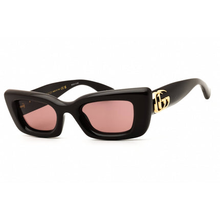 Gucci Women's Sunglasses - Shiny Brown Acetate Cat Eye Full Rim Frame | GG1827S 004 ,
