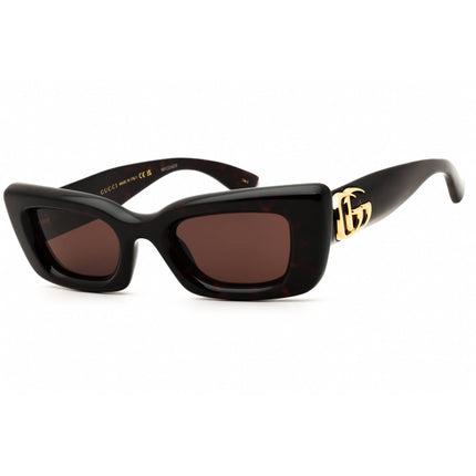 Gucci Women's Sunglasses - Dark Havana Acetate Cat Eye Full Rim Frame | GG1827S 002 ,