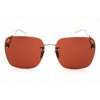 Gucci Women's Sunglasses - Polished Shiny Silver Metal Rimless Frame | GG1923SA 002 ,