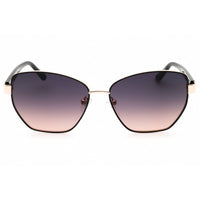 Guess Women's Sunglasses - Black/Gold Metal Cat Eye Shape Full Rim Frame | GU00102 05B ,
