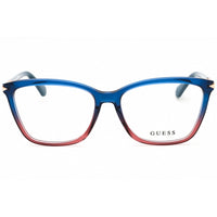 Guess Women's Eyeglasses - Blue/Pink Acetate Rectangular Full Rim Frame | GU2880 092 ,