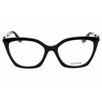Guess Women's Eyeglasses - Shiny Black Acetate Cat Eye Full Rim Frame | GU2965 001 ,