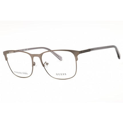 Guess Men's Eyeglasses - Matte Dark Nickeltin Metal Full Rim Frame | GU50055-D 007 ,