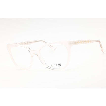 Guess Women's Eyeglasses - Ivory Acetate Cat Eye Full Rim Frame, 51mm | GU50114 025 ,