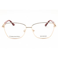 Guess Women's Eyeglasses - Pale Gold/Brown Metal Full Rim Frame, 57mm | GU50179 032 ,