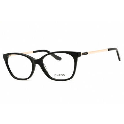 Guess Women's Eyeglasses - Shiny Black/Beige Rectangular Frame, 53mm | GU50194 001 ,