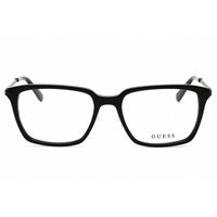 Guess Men's Eyeglasses - Shiny Black Rectangular Shape Full Rim Frame | GU50206-D 001 ,