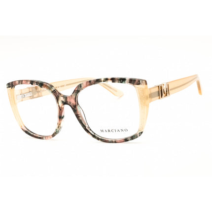 Guess by Marciano Women's Eyeglasses - Beige/Black/Pink Full Rim Frame | GM50012 059 ,