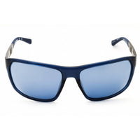 Harley Davidson Men's Sunglasses - Shiny Blue Rectangular Full Rim Frame | HD00027 90X ,