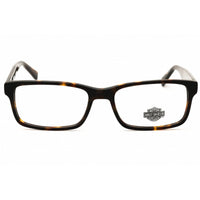 Harley Davidson Men's Eyeglasses - Dark Havana Rectangular Full Rim Frame | HD0774 052 ,