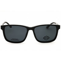 Harley Davidson Men's Sunglasses - Shiny Black Rectangular Full Rim Frame | HD0950 001 ,