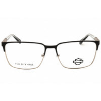 Harley Davidson Men's Eyeglasses - Black/Grey Rectangular Full Rim Frame | HD0976 005 ,