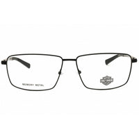 Harley Davidson Men's Eyeglasses - Matte Black Metal Rectangular Frame | HD50114 002 ,