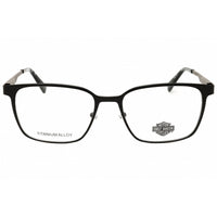 Harley Davidson Men's Eyeglasses - Matte Black Titanium Full Rim Frame | HD50116 002 ,