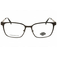 Harley Davidson Men's Eyeglasses - Matte Dark Nickeltin Full Rim Frame | HD50116 007 ,