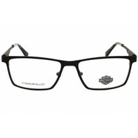 Harley Davidson Men's Eyeglasses - Matte Black Titanium Full Rim Frame | HD50117 002 ,
