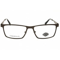 Harley Davidson Men's Eyeglasses - Matte Dark Nickeltin Full Rim Frame | HD50117 007 ,