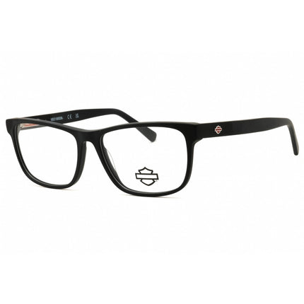Harley Davidson Men's Eyeglasses - Matte Black Acetate Full Rim Frame | HD50122 002 ,