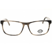 Harley Davidson Men's Eyeglasses - Grey/Black Rectangular Full Rim Frame | HD50122 020 ,