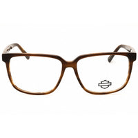 Harley Davidson Men's Eyeglasses - Shiny Dark Brown Rectangular Frame | HD50123 048 ,