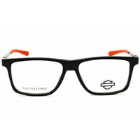 Harley Davidson Men's Eyeglasses - Shiny Black Rectangular Shape Frame | HD50124 001 ,