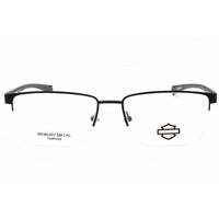 Harley Davidson Men's Eyeglasses - Matte Blue Rectangular Half Rim Frame | HD50127 091 ,