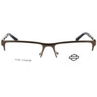 Harley Davidson Men's Eyeglasses - Matte Gunmetal Rectangular Frame | HD50132 009 ,