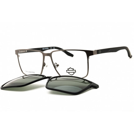 Harley Davidson Men's Sunglasses - Matte Gunmetal Rectangular Frame | HD50135 009 ,