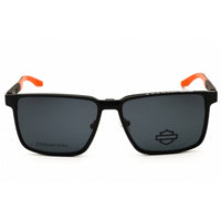 Harley Davidson Men's Sunglasses - Matte Black Metal Rectangular Frame | HD50135 002 ,