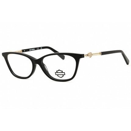 Harley Davidson Women's Eyeglasses - Shiny Black Acetate Full Rim Frame | HD50151 001 ,