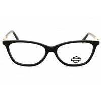 Harley Davidson Women's Eyeglasses - Shiny Black Acetate Full Rim Frame | HD50151 001 ,