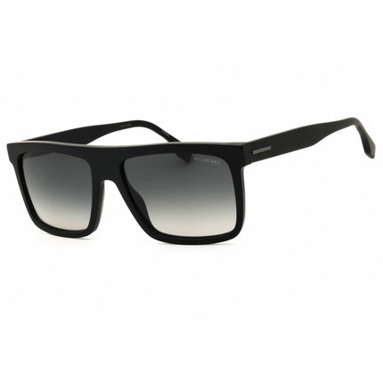 Hugo Boss Men's Sunglasses - Matte Black Plastic Rectangular Frame | 1440/S 0003 WJ ,