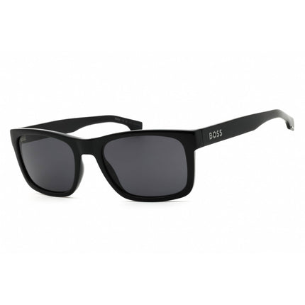 Hugo Boss Men's Sunglasses - Black Plastic Rectangular Full Rim Frame | 1569/S 0807 IR ,