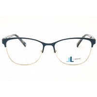 J. Landon Women's Eyeglasses - Matte Light Blue Metal Oval Full Rim Frame | JL5009 085 ,