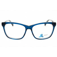 J. Landon Women's Eyeglasses - Shiny Blue Rectangular Full Rim Frame | JL5013 090 ,