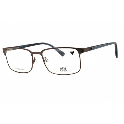 Joe optical Men's Eyeglasses - Steel Metal Rectangular Full Rim Frame | JOE4082 047 ,