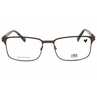Joe optical Men's Eyeglasses - Steel Metal Rectangular Full Rim Frame | JOE4082 047 ,