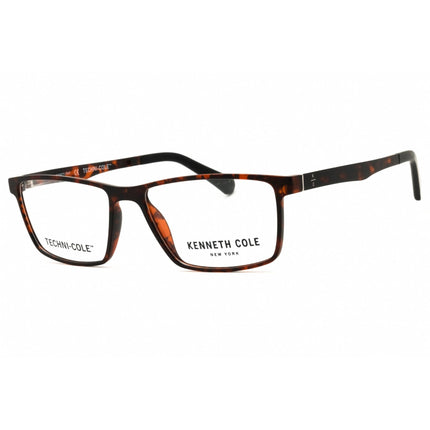 Kenneth Cole New York Men's Eyeglasses - Dark Havana Rectangular Frame | KC0318 052 ,